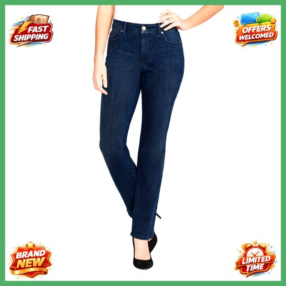 High Rise Straight Leg Jeans Regular Inseam 31